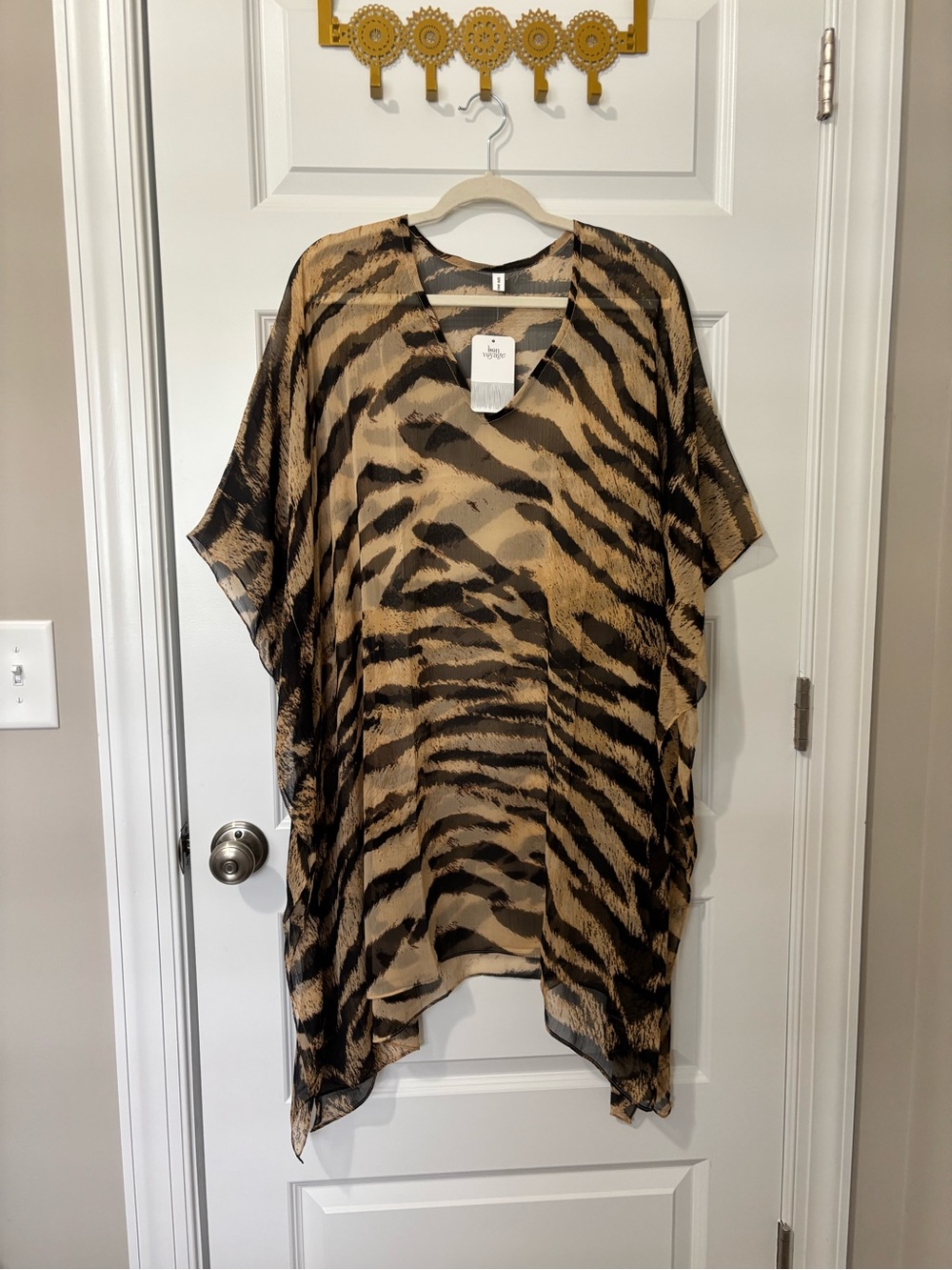 Sheer Print Cover up
One size fits all